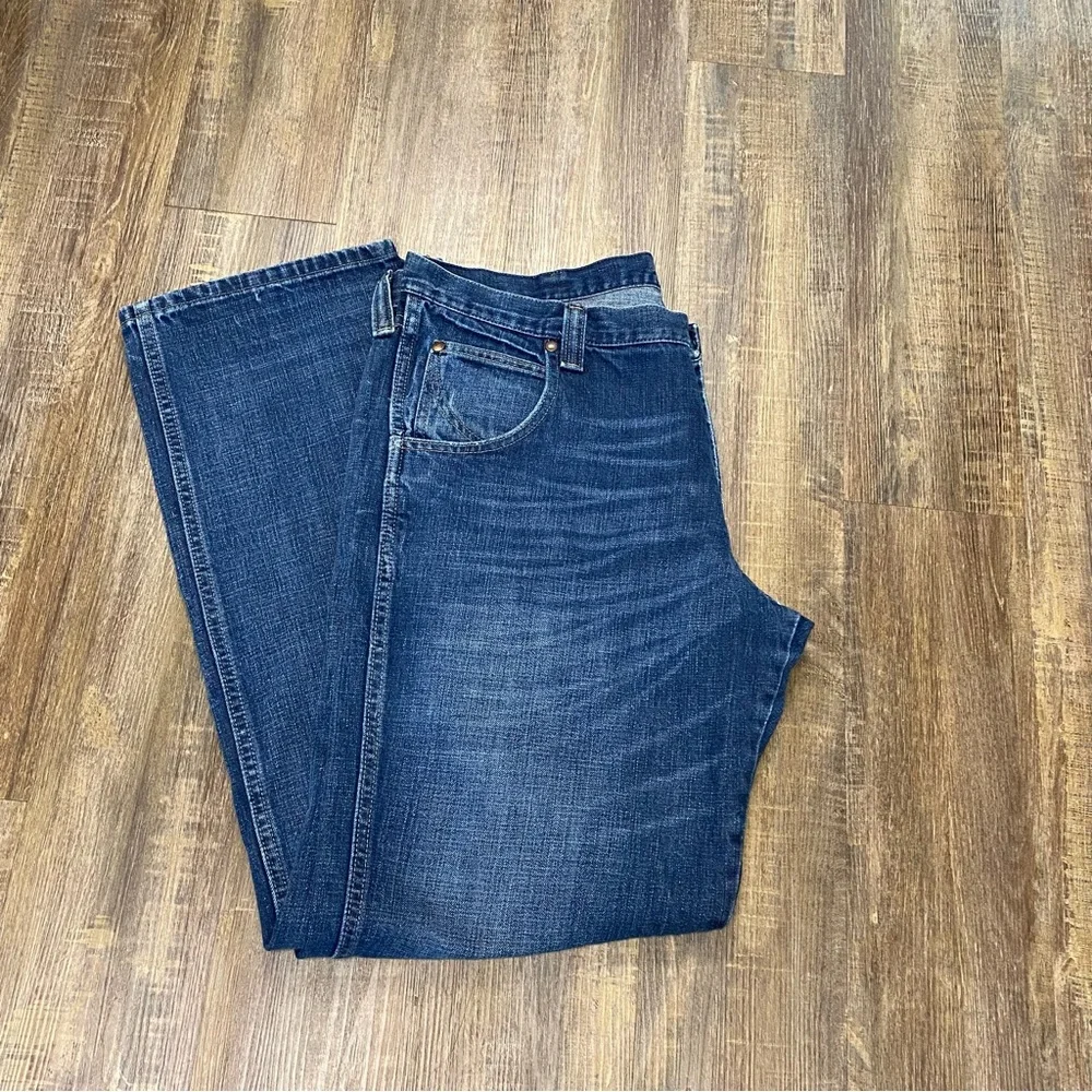 Wrangler Men's Straight Leg Blue‎ Jeans Size 38x36”